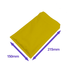 Gold Arofol Envelopes - Size 3 - 150x215mm - Pack Of 100