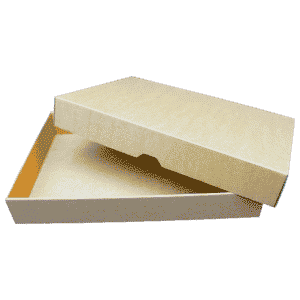 Brown A4 Telescopic Boxes - 301x213x45mm