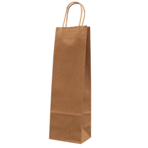 Brown Twist Handle Paper Carrier Bags - 110x85x360mm