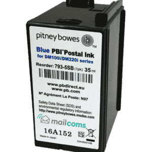 Pitney Bowes DM100 / SendPro Series Ink Cartridge – Original Blue